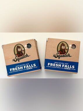 2-Dr Squatch Fresh Falls soap set NEW